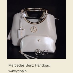 Mercedes Benz handbags with keychain and wallet